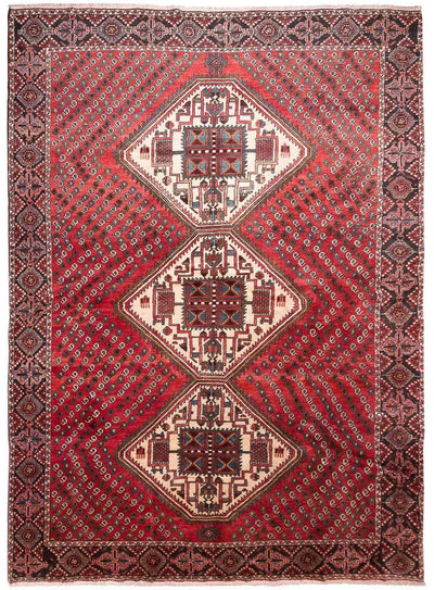 Sharbabak Dywan 189x256cm - Dywan perski - czerwony