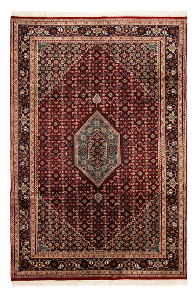Indo Bidjar Dywan 198x298cm - Dywan orientalny - czerwony
