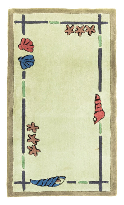 Nowoczesna wykładzina 70x140cm - Dywan wełniany