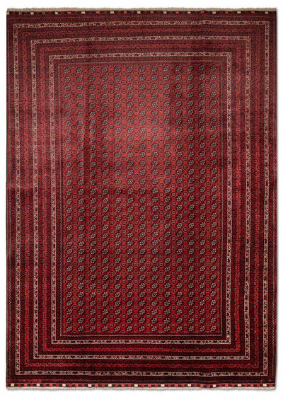 Bukhara Dywan 197x301cm - Dywan orientalny - czerwony