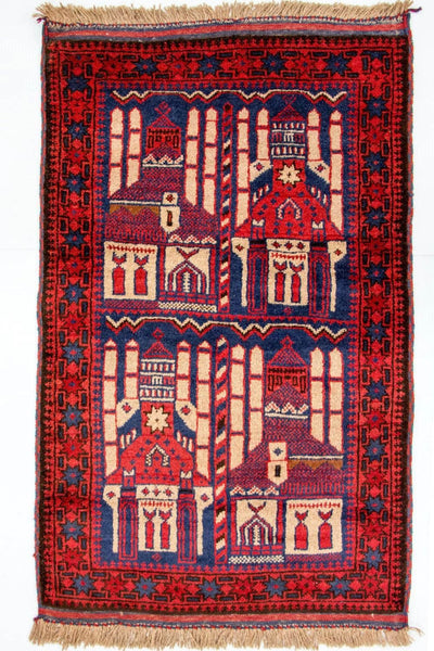 Dywan beludżycki 87x145cm - Dywan orientalny