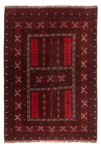 Dywan turkmeński 158x224cm - Dywan perski - czerwony