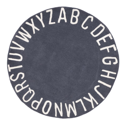Alfabet ABC Dywan dziecięcy Okrągły