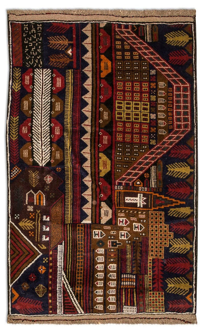Dywan beludżycki 85x140cm - Dywan orientalny