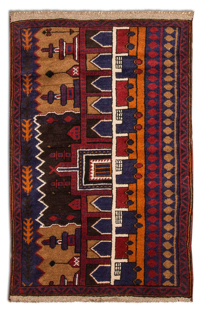 Dywan beludżycki 83x130cm - Dywan orientalny