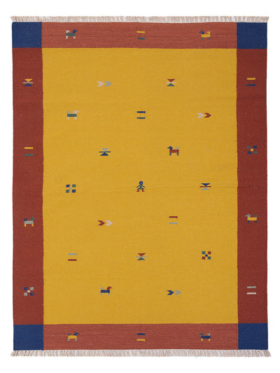Nowoczesny kilim Dywan - Dywan wełniany