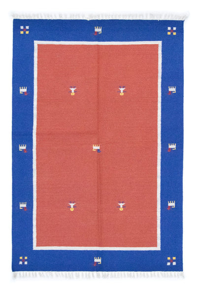 Nowoczesny kilim Dywan 140x200cm - Dywan wełniany