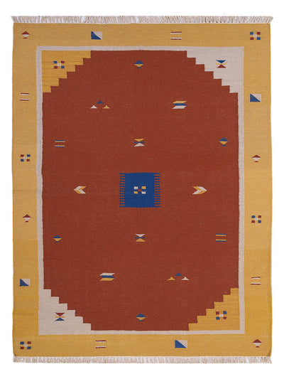 Nowoczesny kilim Dywan - Dywan wełniany