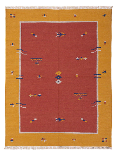 Nowoczesny kilim Dywan - Dywan wełniany