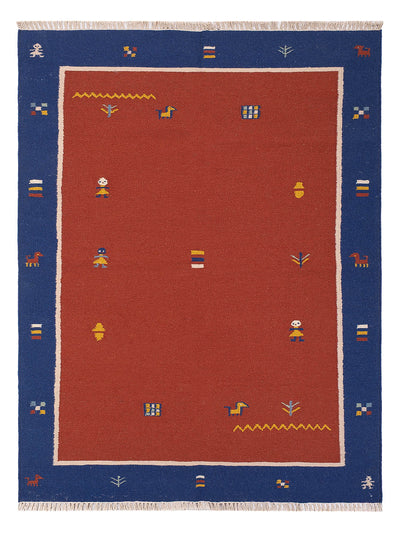 Nowoczesny kilim Dywan - Dywan wełniany