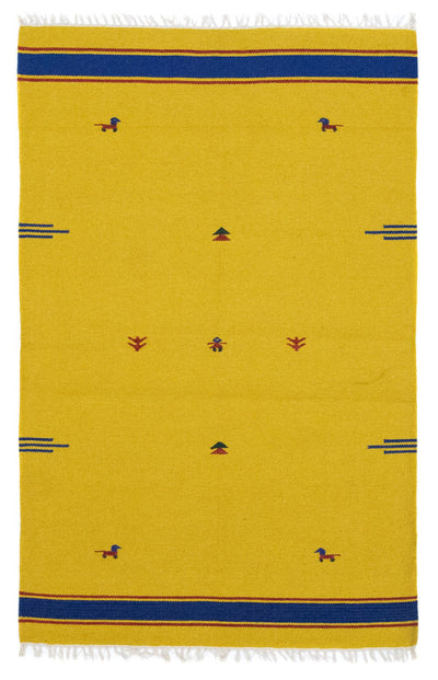 Nowoczesny kilim Dywan 120x180cm - Dywan wełniany