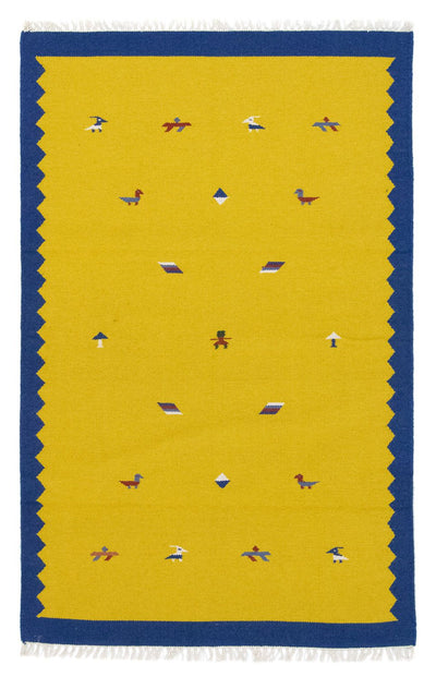 Nowoczesny kilim Dywan 120x180cm - Dywan wełniany