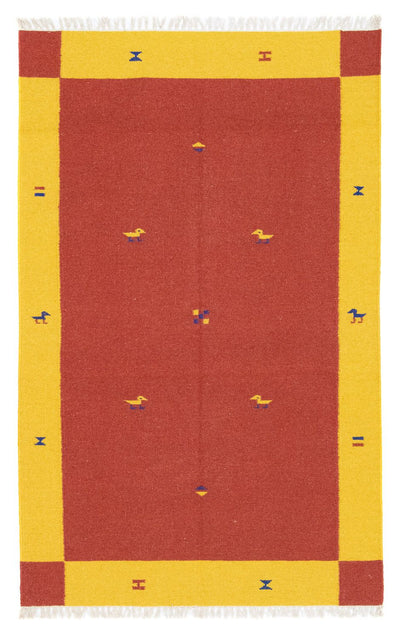 Nowoczesny kilim Dywan 120x180cm - Dywan wełniany