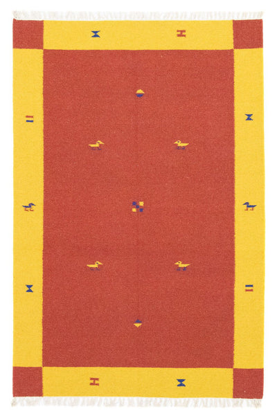 Nowoczesny kilim Dywan 120x180cm - Dywan wełniany
