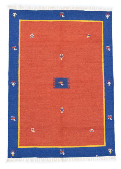 Nowoczesny kilim Dywan 140x200cm - Dywan wełniany