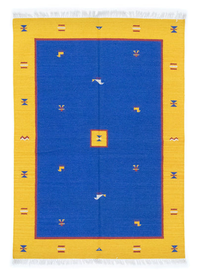 Nowoczesny kilim Dywan 140x200cm - Dywan wełniany