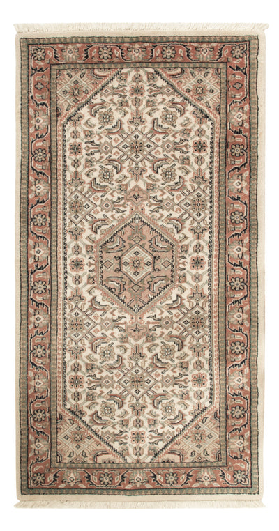 Indo Bidjar Dywan 70x140cm - Dywan orientalny - beżowy