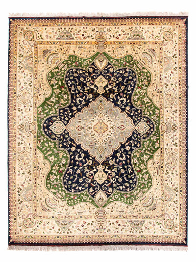 Dywan afgański 296x389cm - Dywan orientalny - ciemnoniebieski