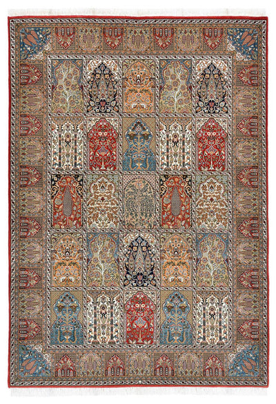 Indo Qom Dywan 172x242cm - Dywan orientalny