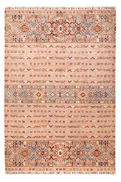 Shal Dywan 122x186cm - Dywan orientalny - różowy