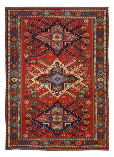 Kilim afgański Dywan 198x282cm