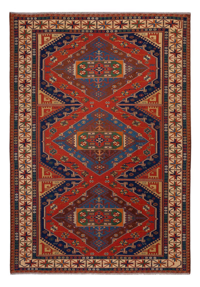 Kilim afgański Dywan 204x294cm