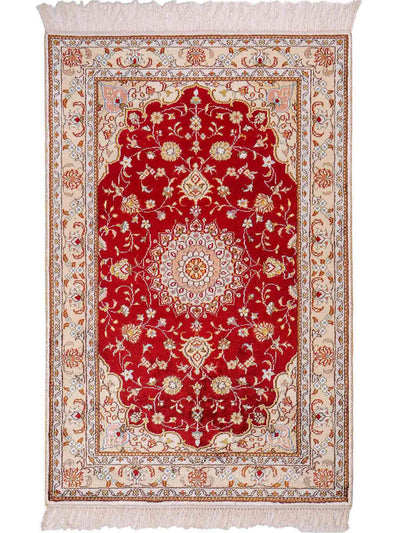 Chiński jedwab Dywan 77x120cm - Dywan orientalny
