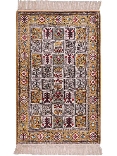 Chiński jedwab Dywan 64x92cm - Dywan orientalny