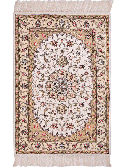 Chiński jedwab Dywan 61x91cm - Dywan orientalny