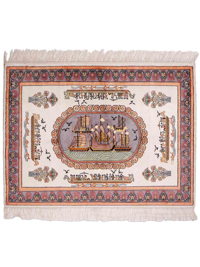 Chiński jedwab Dywan 91x123cm - Dywan orientalny
