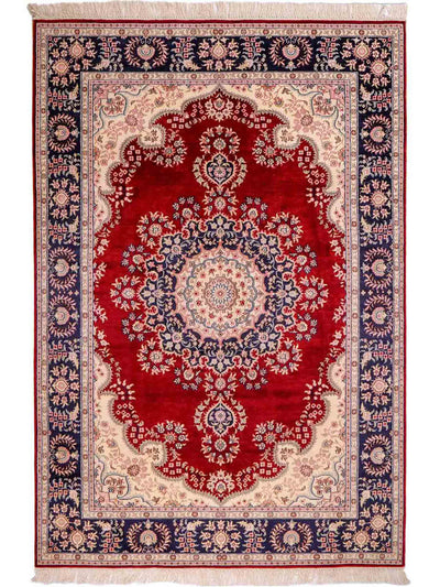 Chiński jedwab Dywan 121x186cm - Dywan orientalny