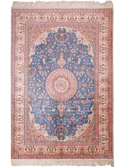 Chiński jedwab Dywan 123x192cm - Dywan orientalny