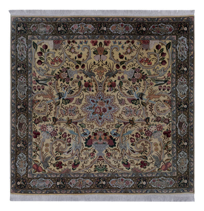 Tabriz - 50 Raj Dywan 200x200cm - Dywan perski