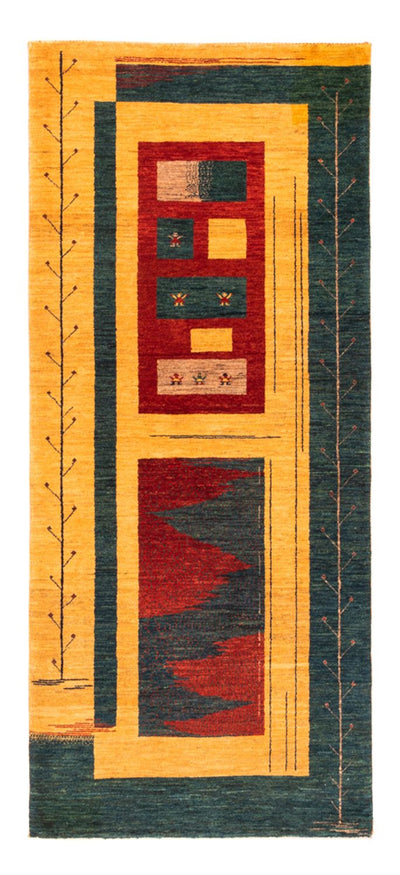 Gabbeh perski Dywan 80x198cm - Perserteppich Wollteppich
