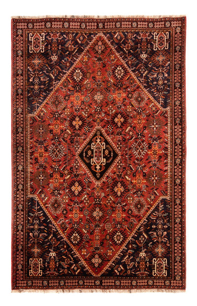 Qashqai Dywan 167x252cm - Dywan perski - czerwony