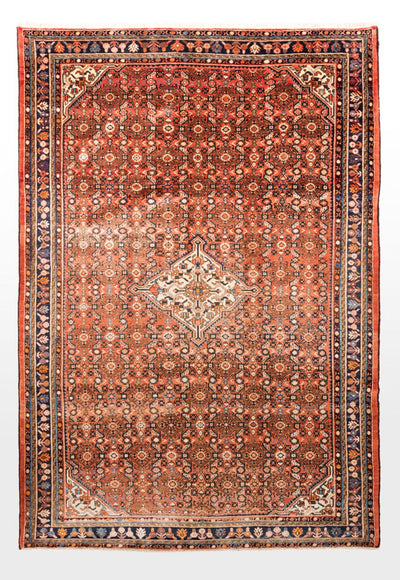 Hamadan Dywan 211x308cm - Dywan perski - czerwony