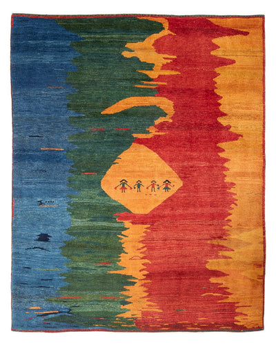 Gabbeh perski Dywan 198x240cm - Perserteppich Wollteppich
