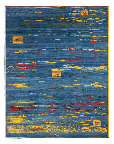 Gabbeh perski Dywan 214x255cm - Perserteppich Wollteppich