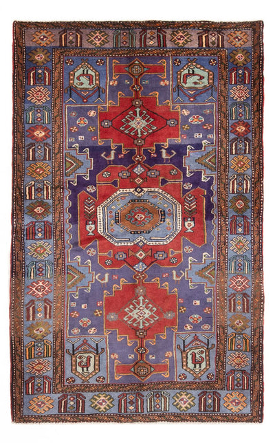 Hamadan Dywan 143x223cm - Dywan perski - niebieski