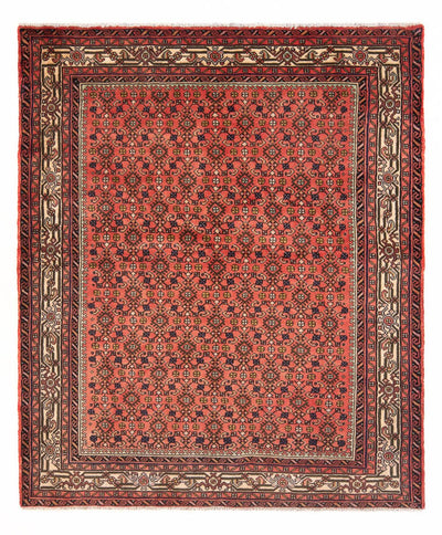 Hosseinabad Dywan 155x190cm - Dywan perski - czerwony