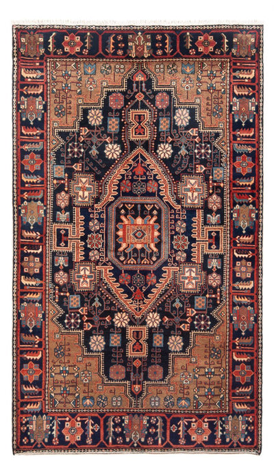Hamadan Dywan 138x218cm - Dywan perski - ciemnoniebieski