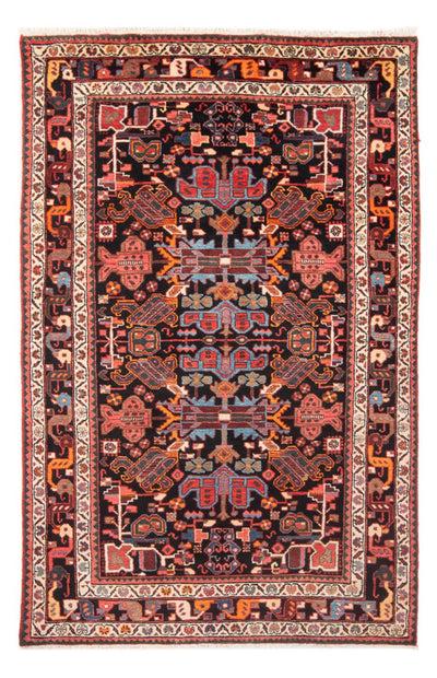 Hamadan Dywan 135x215cm - Dywan perski - ciemnoniebieski