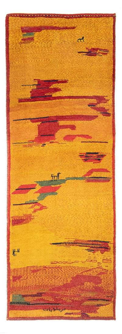 Gabbeh perski Dywan 85x235cm - Perserteppich Wollteppich