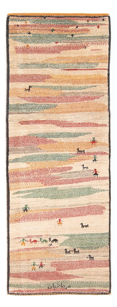 Gabbeh perski Dywan 78x205cm - Perserteppich Wollteppich