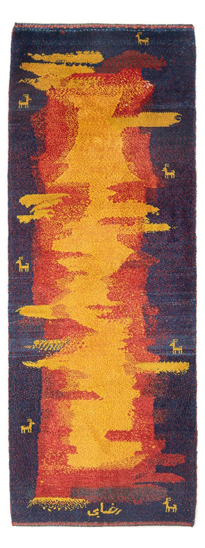 Gabbeh perski Dywan 80x212cm - Perserteppich Wollteppich