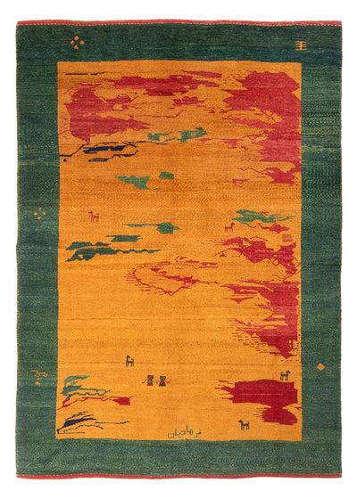 Gabbeh perski Dywan 163x207cm - Perserteppich Wollteppich