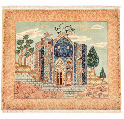 Tabriz - 50 Raj Dywan 72x87cm - Dywan perski