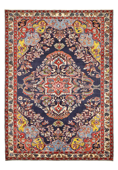 Sarouk Dywan 215x311cm - Dywan perski - ciemnoniebieski
