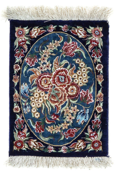 Qom jedwab Dywan 28x40cm - Dywan perski