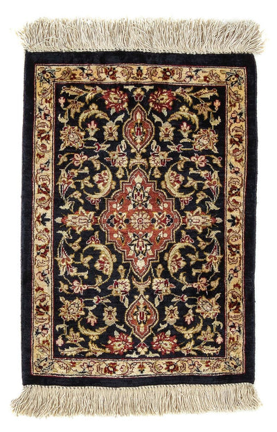 Qom jedwab Dywan 28x41cm - Dywan perski